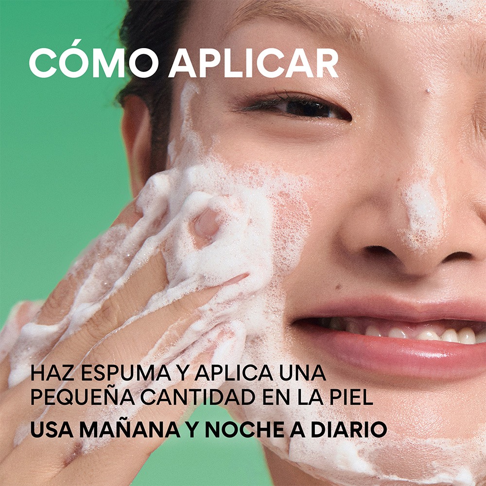 SULFATE-FREE GREEN TEA AMINO ACID CLEANSING FOAM (ESPUMA LIMPIADORA DE T&Eacute; VERDE Y AMINO&Aacute;CIDOS)